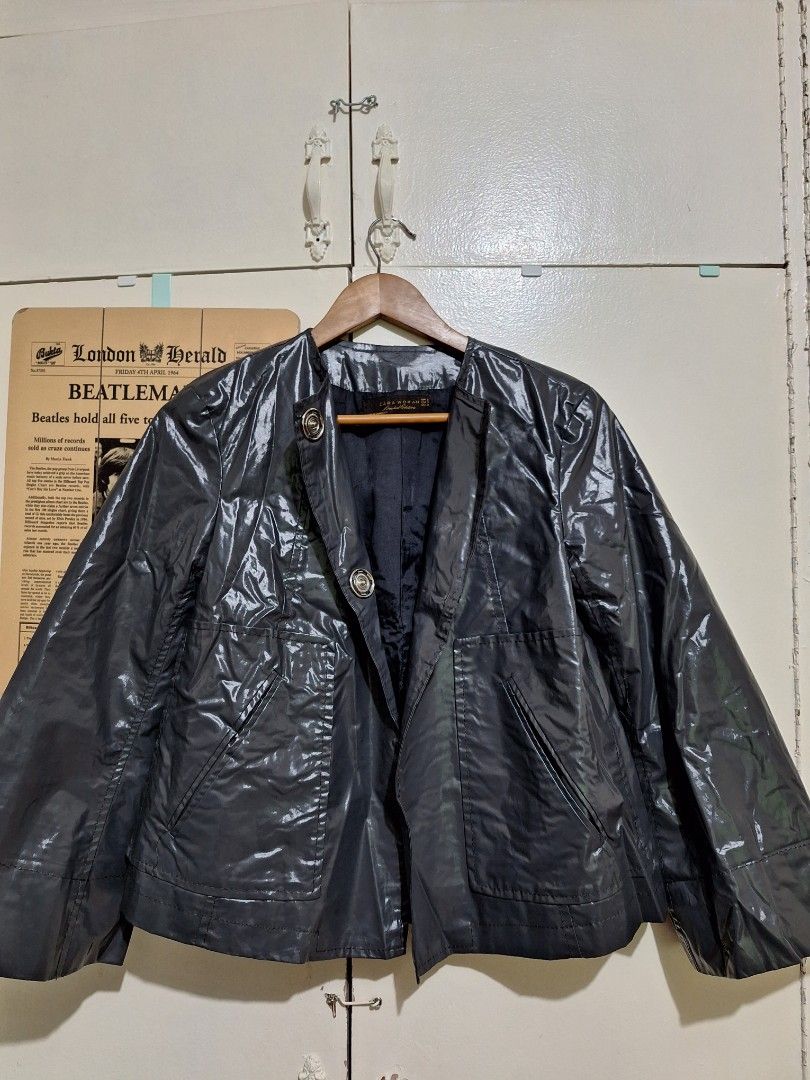 Zara Vinyl Jacket