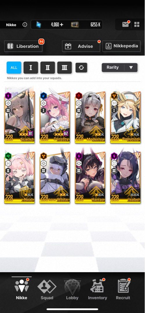 110 Nikke Lvl 228 Account for sale (Nikke Goddess), Video Gaming, Video