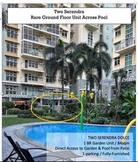 1BR with Balcony plus Parking FOR LEASE at Dolce Two Serendra BGC Taguig - For Rent / For Sale / Metro Manila / Interior / Condominiums / RFO Unit / NCR / Fully Furnished / Real Estate Investment PH / Ready For Occupancy / Clean Title / Condo Living