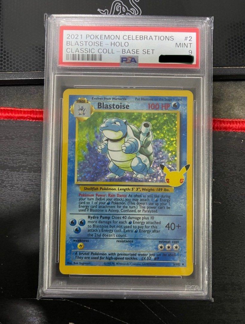 2021 Pokemon 25th Celebration Blastoise PSA 9, Hobbies & Toys, Toys ...