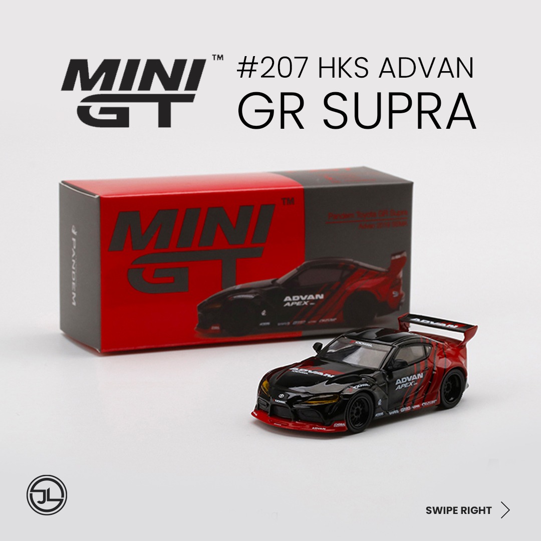 #207 MINI GT PANDEM TOYOTA GR SUPRA V1.0 ADVAN SEMA 2019 1/64, Hobbies ...