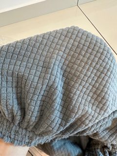 2 Seater Sofa Bed Cover Light Grey