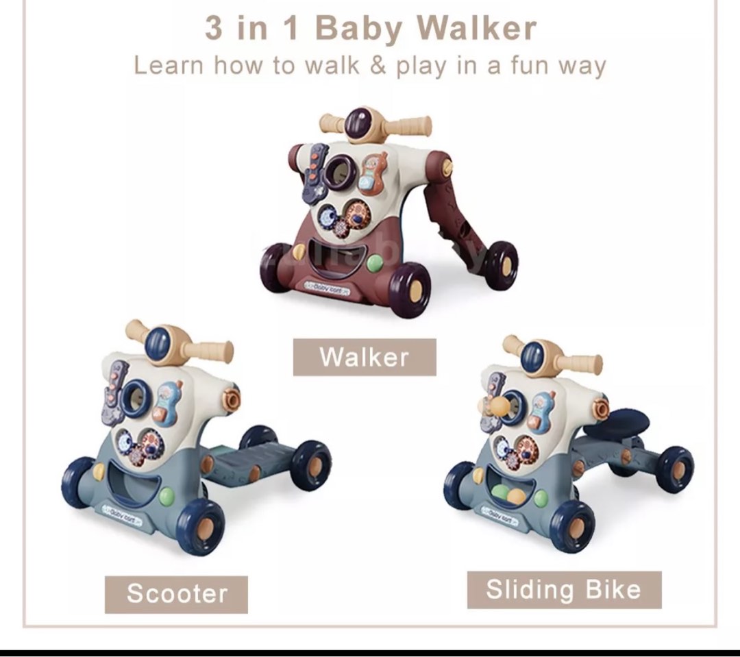 3 way baby walker 2025