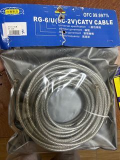 高級（5C-2V）CATV電纜 20M