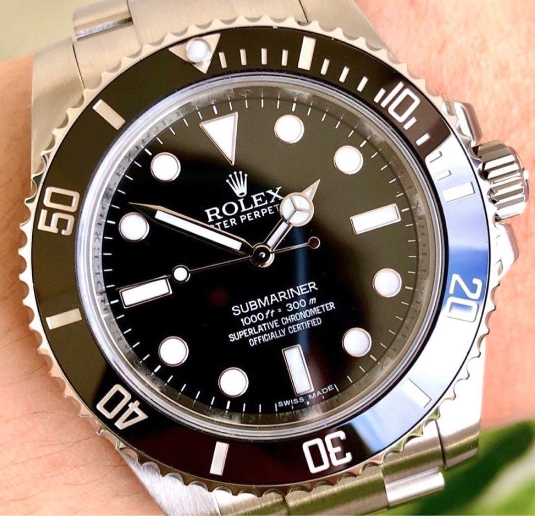 🔥 CHEAP 2016 Rolex Submariner No Date 40mm 114060 124060, Luxury