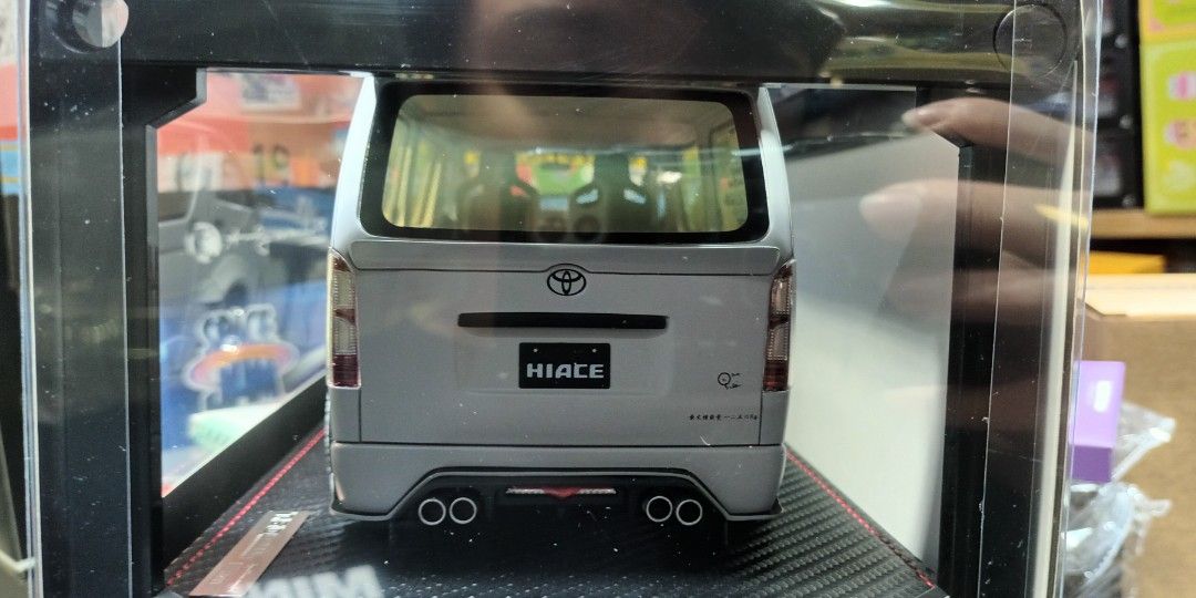 IG2802 1/18 T・S・D WORKS HIACE Matte Gray IGNITION MODEL 1:18 TSD