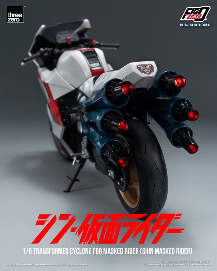 PRE ORDER / 預訂] Threezero FigZero 1/6 幪面超人電單車旋風號（新