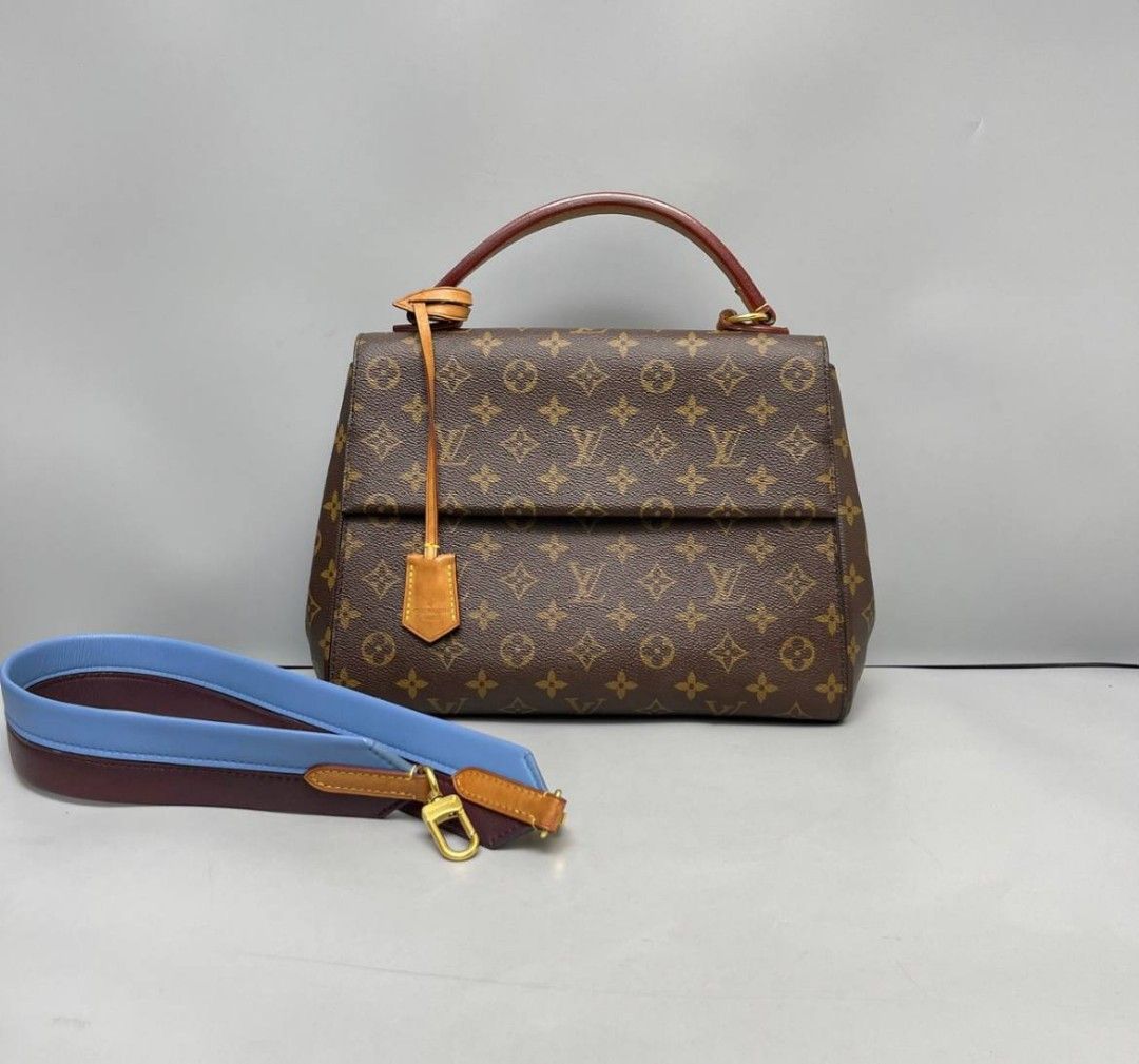 LV Bag Cluny MM epi in Rose, Luxury, Bags & Wallets on Carousell
