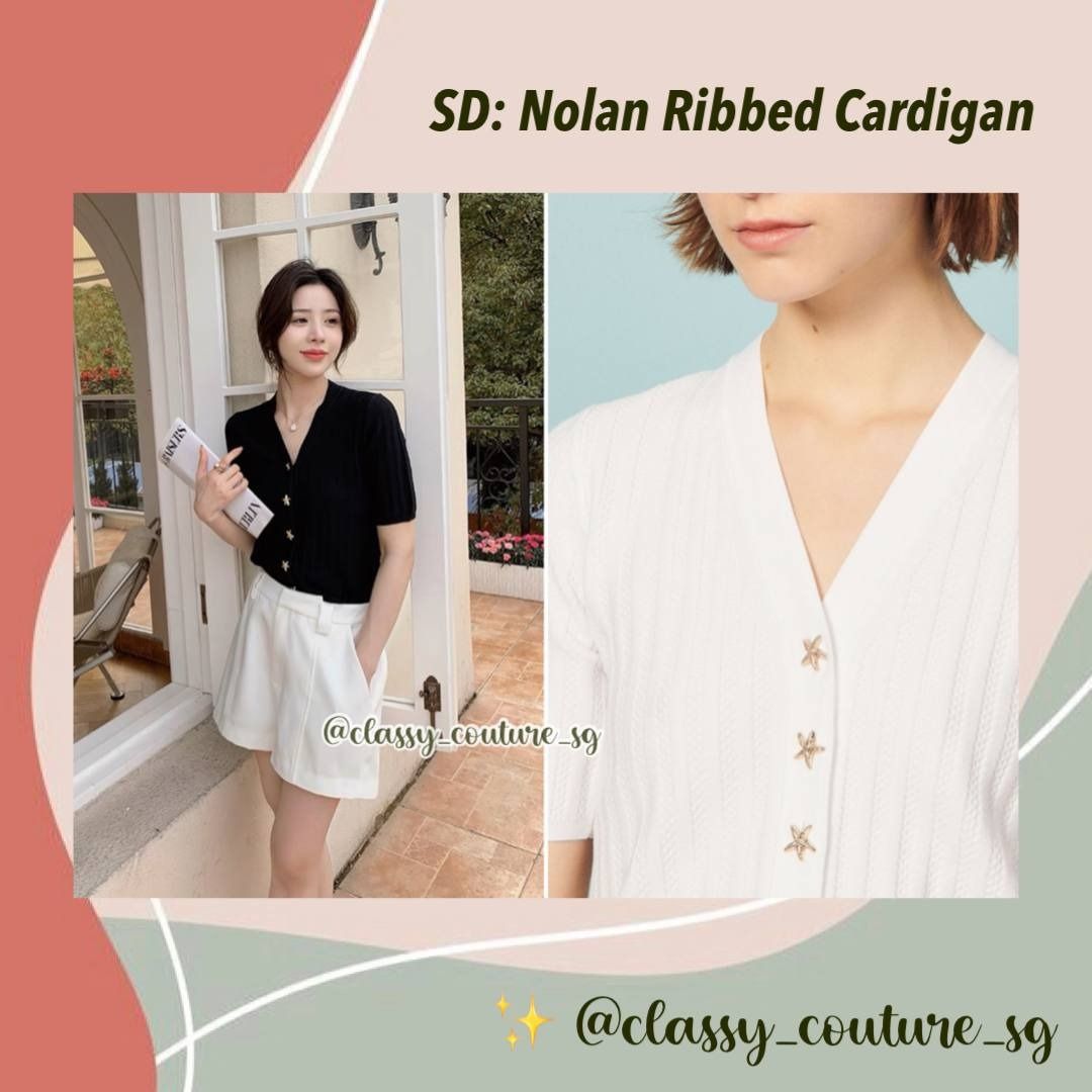 Sandro ribbed knit buttoned cardigan outlet