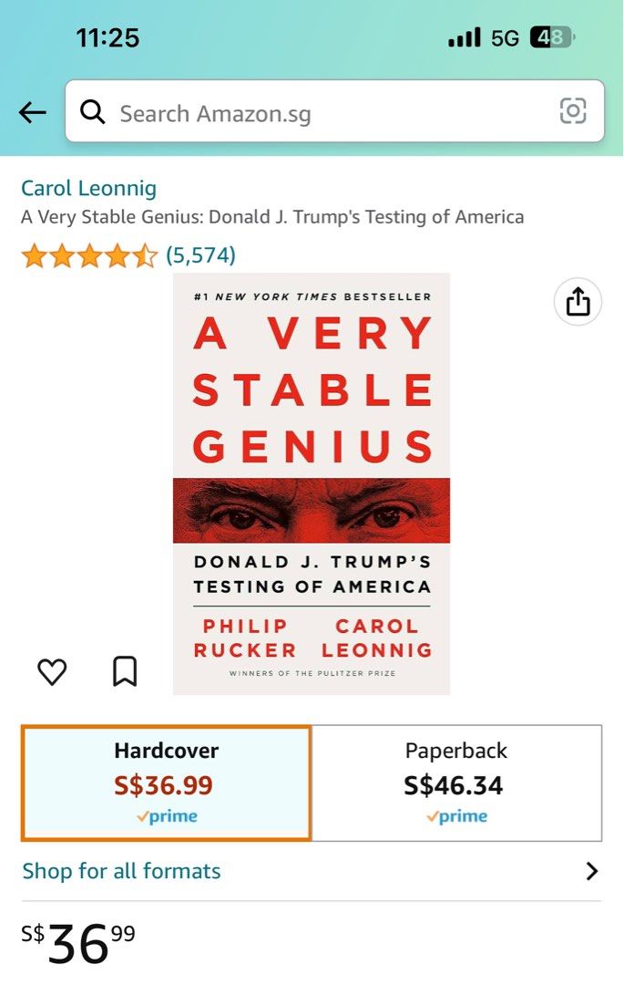 Toys,　Books　Non-Fiction　stable　America,　of　Hobbies　genius　A　Trump's　testing　very　Fiction　on　Donald　Magazines,　Carousell