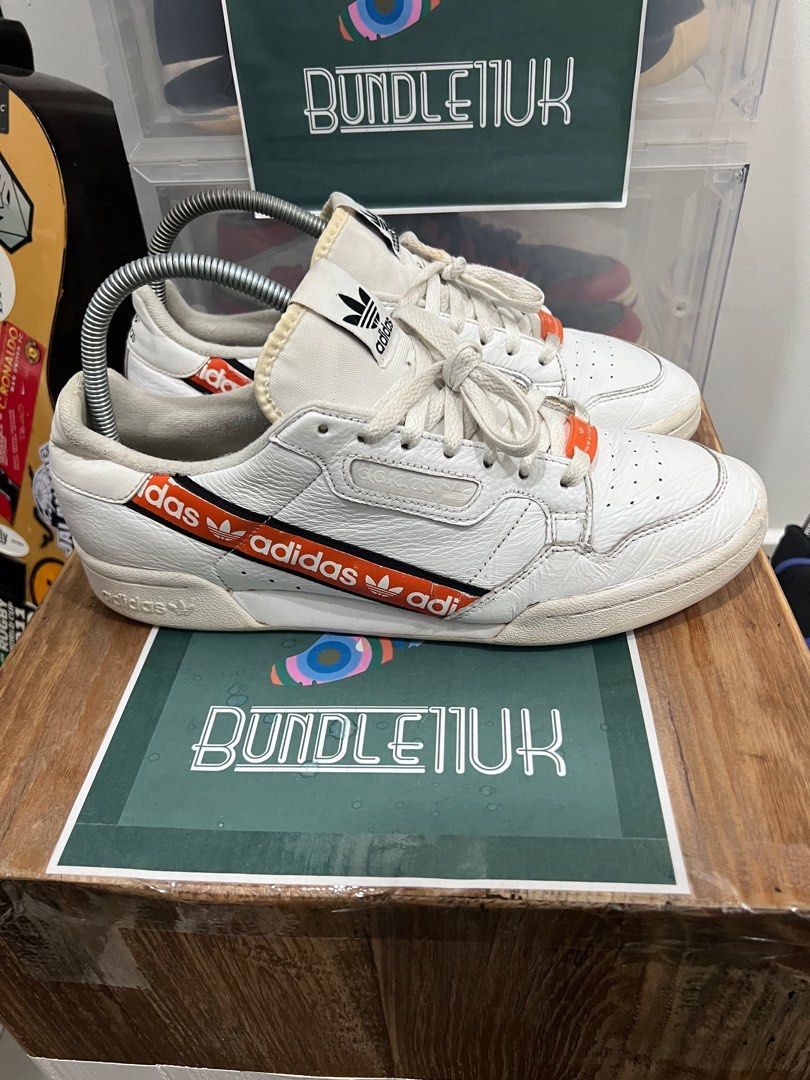 Adidas Continental 80 Wordmark Side Stripe 10.5UK Men s Fashion