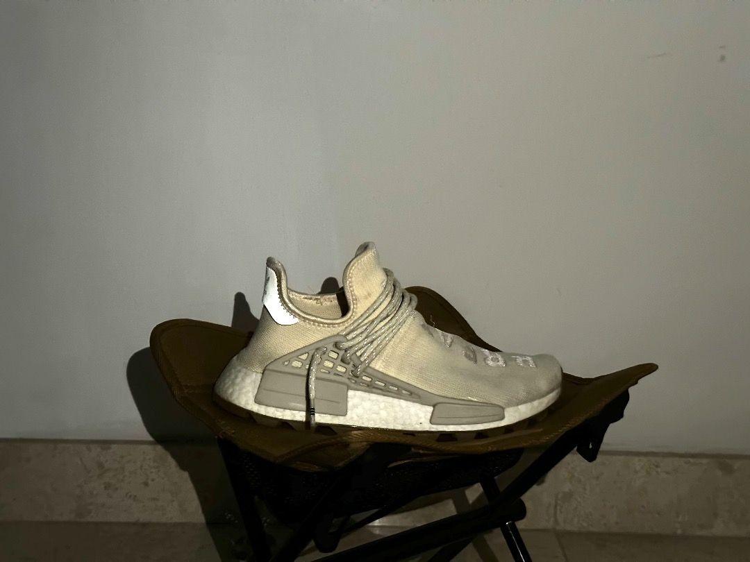 Adidas NMD Hu Trail Pharrell Williams Now Is Her Time Cream White Carousell