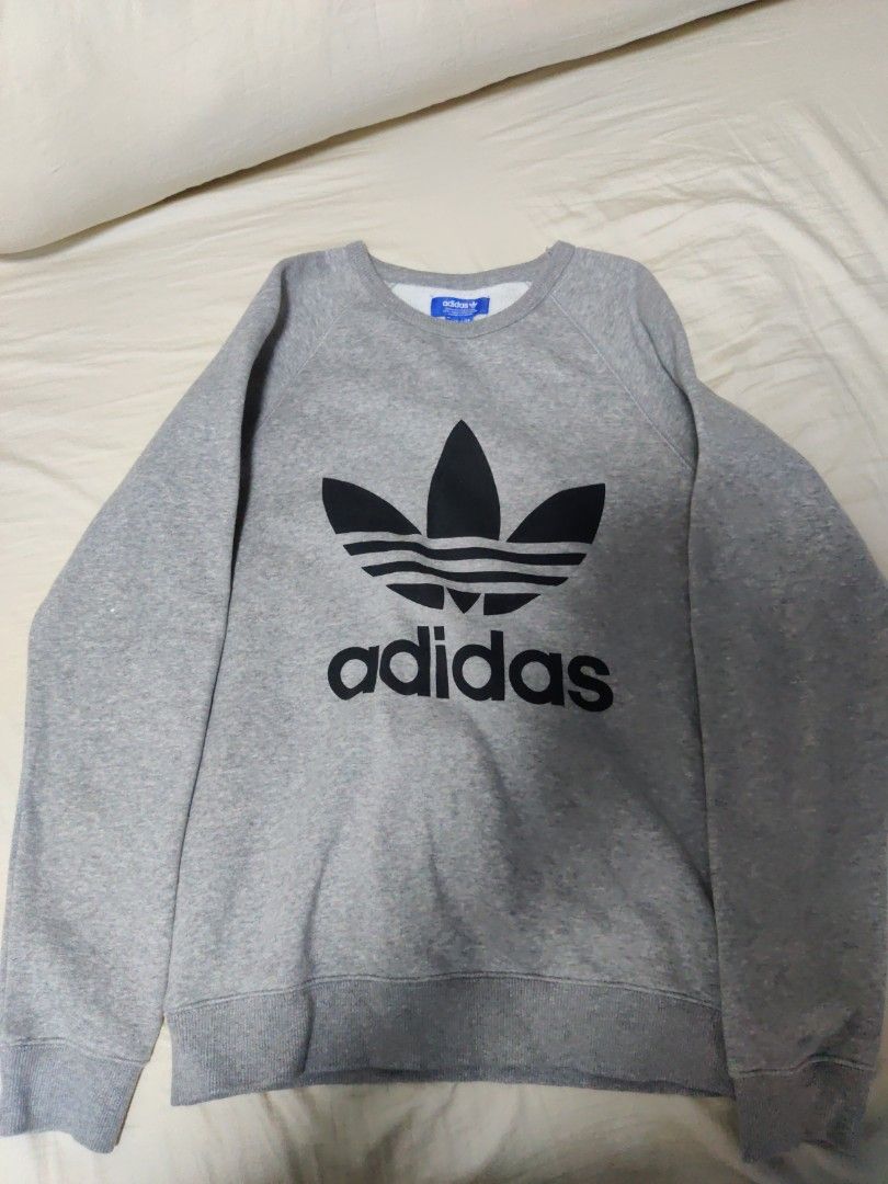 White sweater cheap adidas