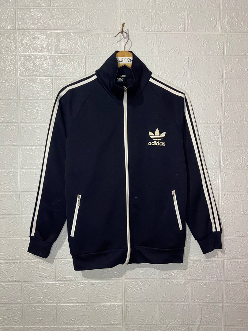ADIDAS TREFOIL TRACK JACKET (Midnight blue No tags), Men's Fashion