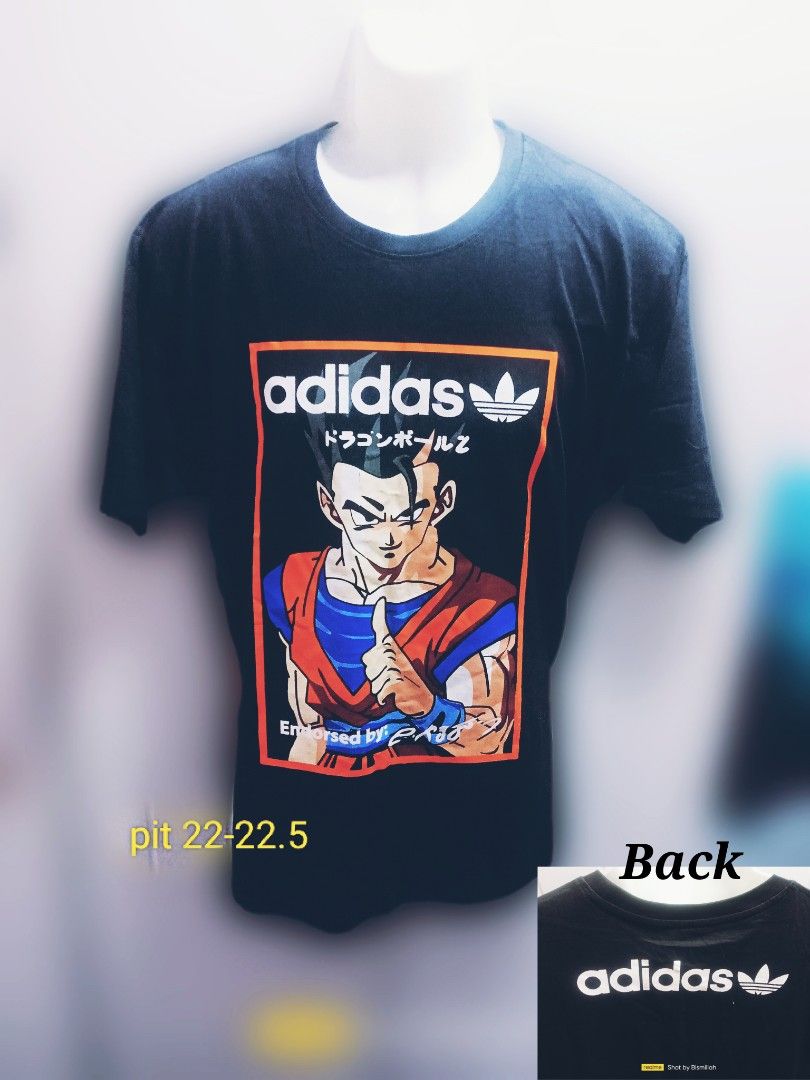 Adidas X Dragon ball Gohan Men s Fashion Tops Sets Tshirts