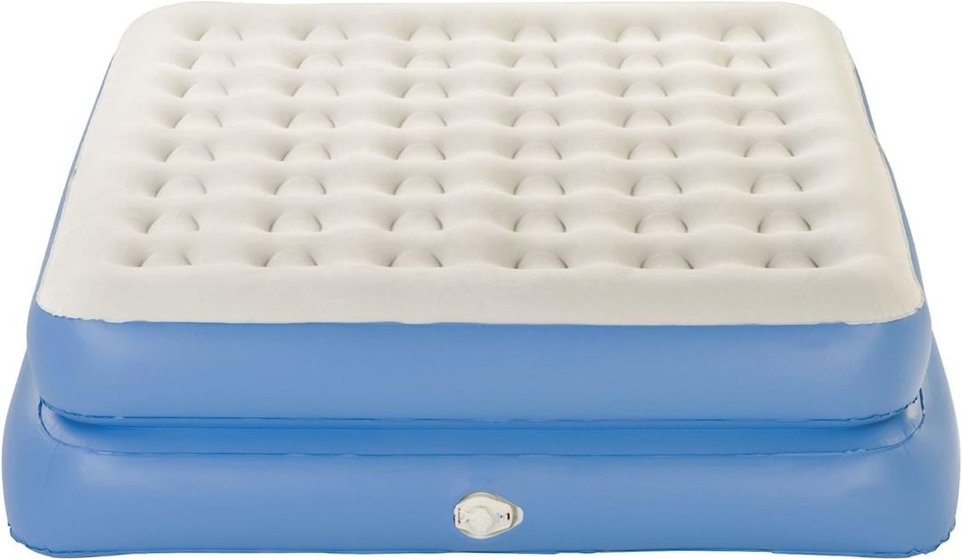 AeroBed Classic Queen 18" Thick Air Mattress, Pump Included, Blue