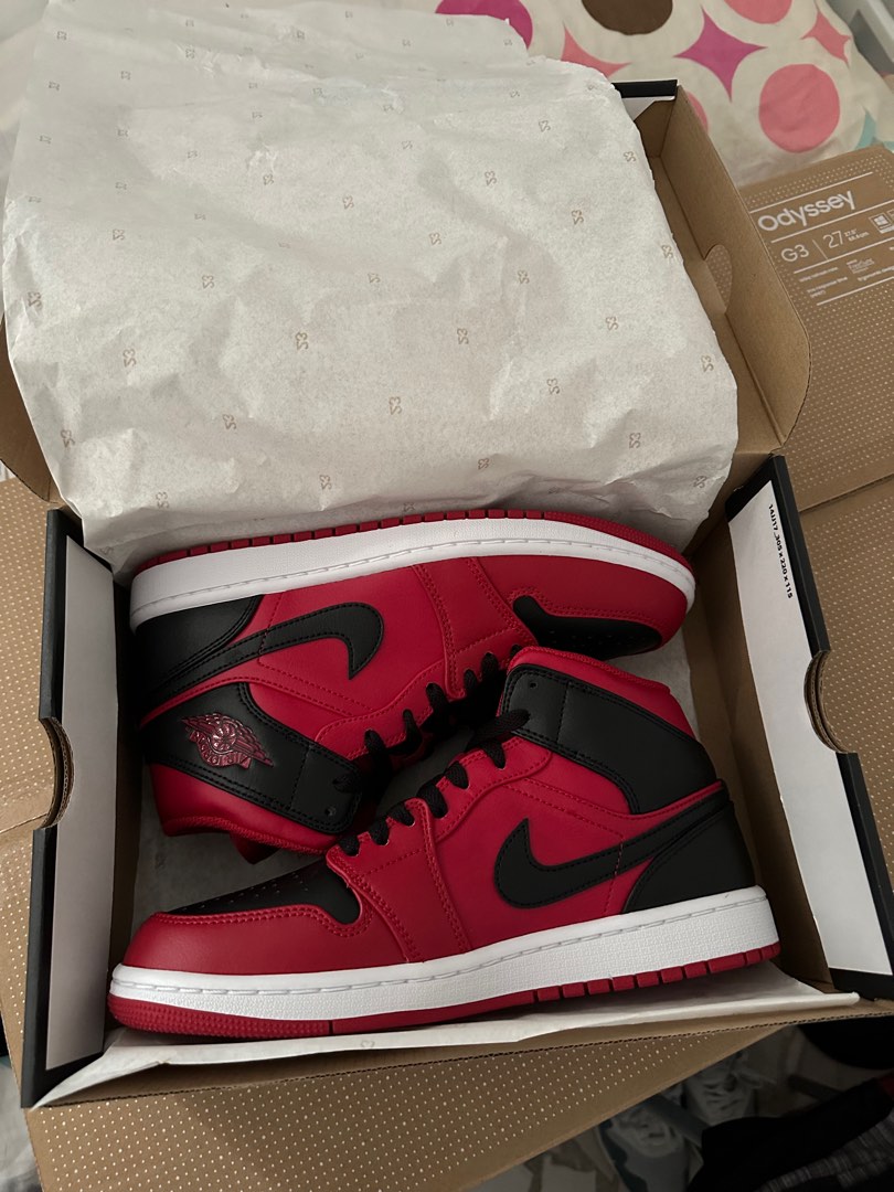 Jordan 1 mid reverse bred (gs) discount