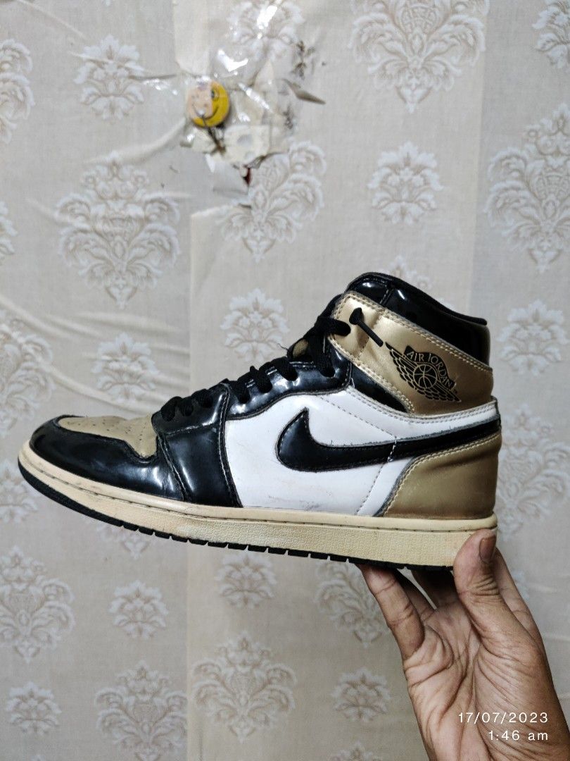 Jordan 1 retro high store og nrg gold toe