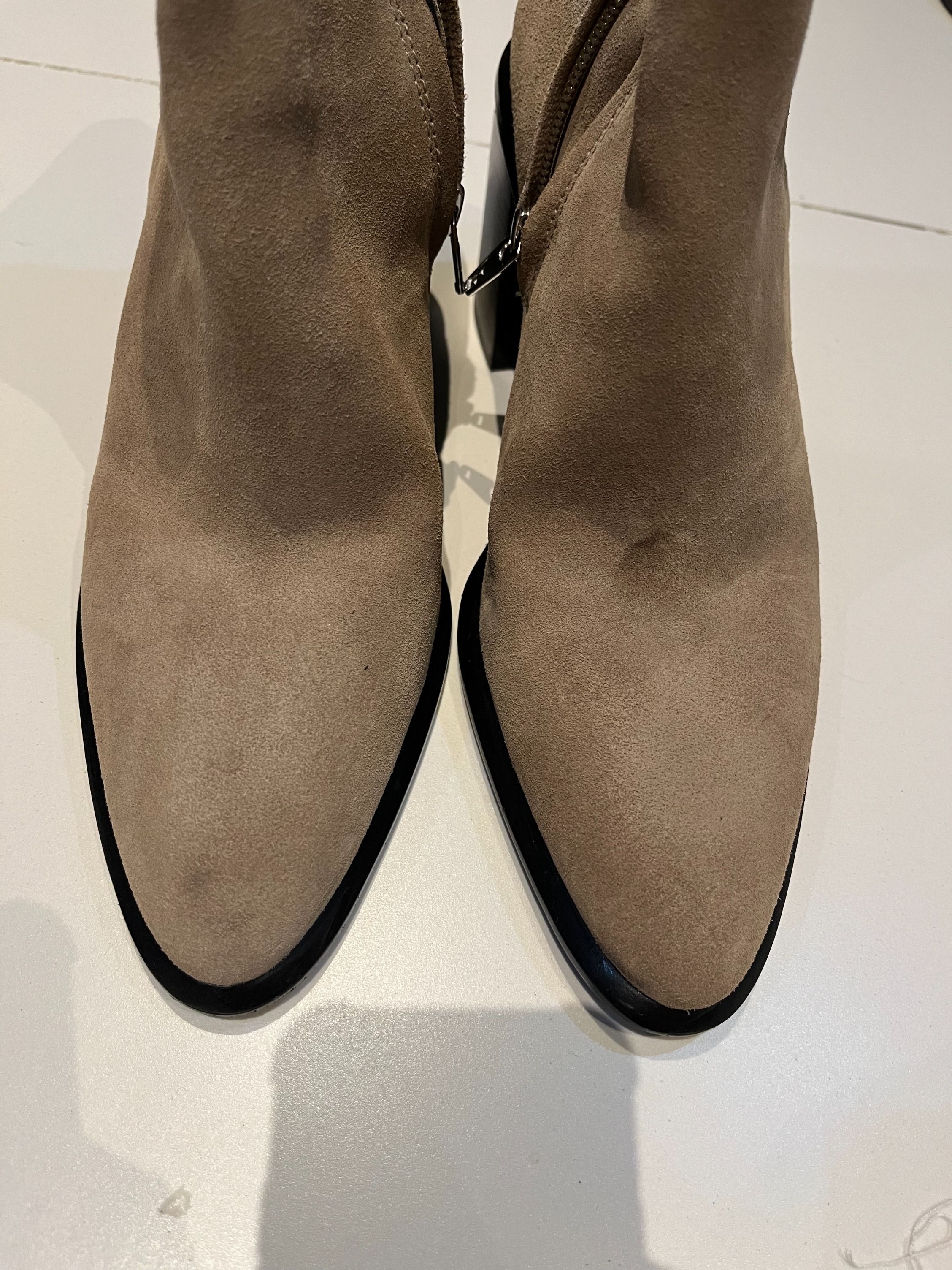 Alexander wang suede deals booties