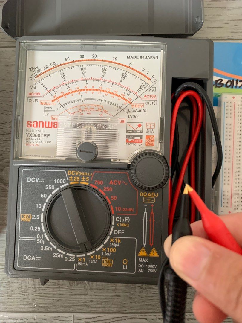 Analog Multimeter + Breadboard, Computers & Tech, Parts & Accessories