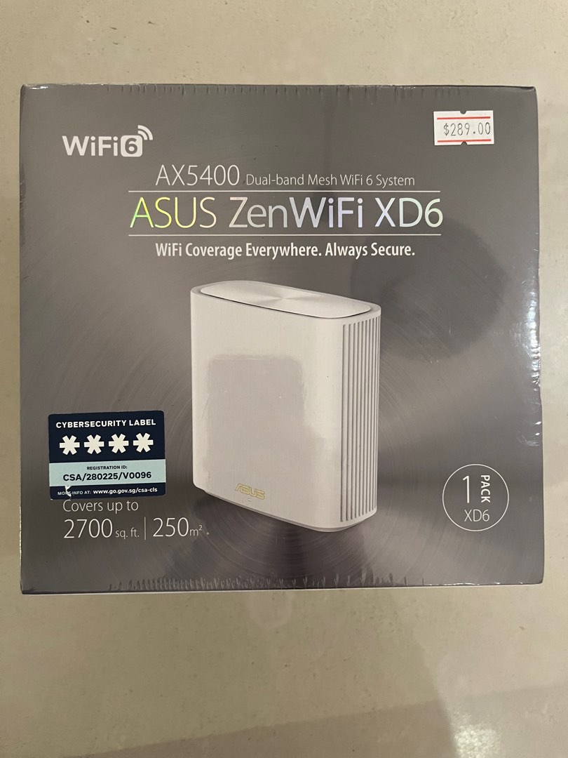Asus ZenWifi XD6 (Single Node), Computers & Tech, Parts & Accessories ...