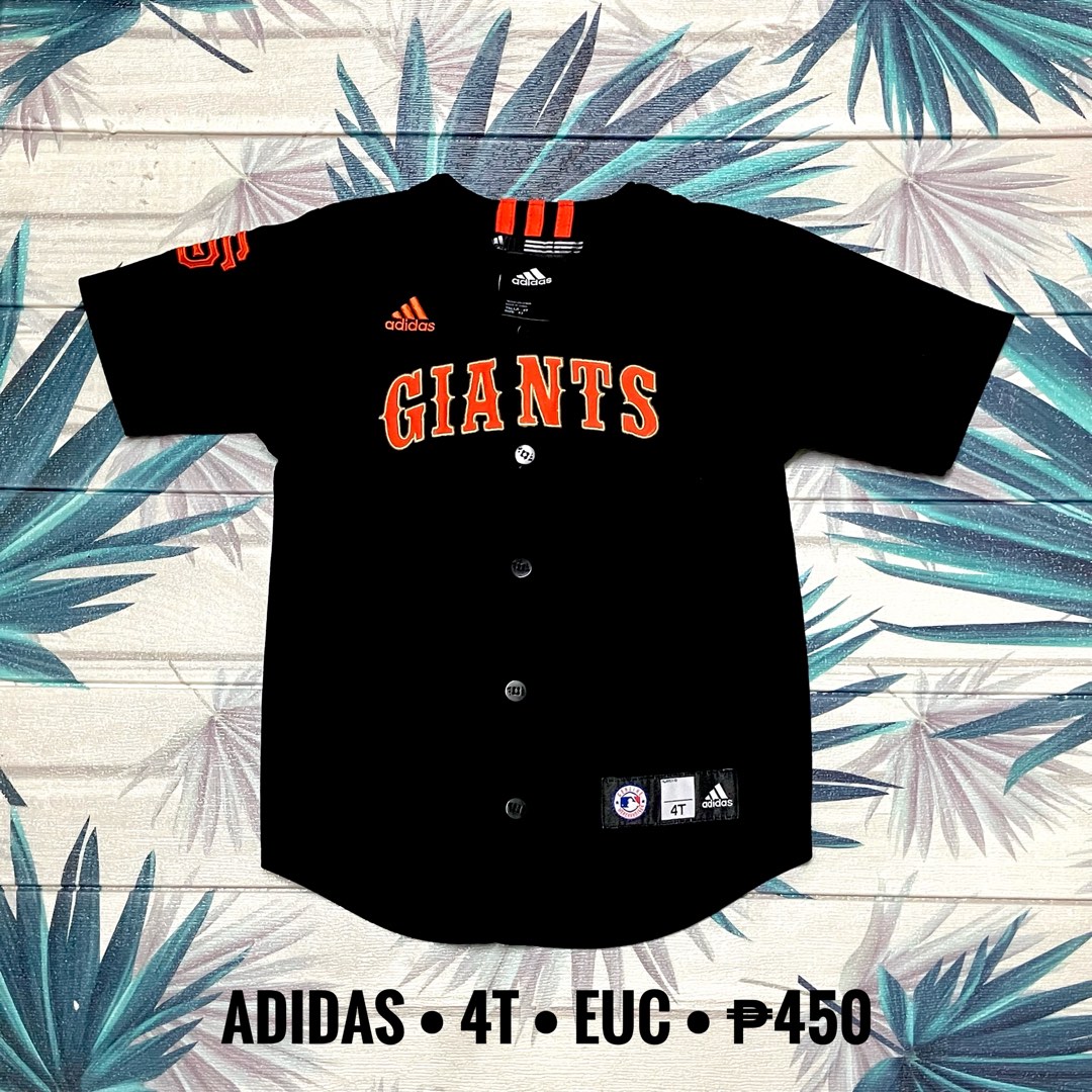AUTH ADIDAS GIANTS BASEBALL JERSEY 4T Babies Kids Babies