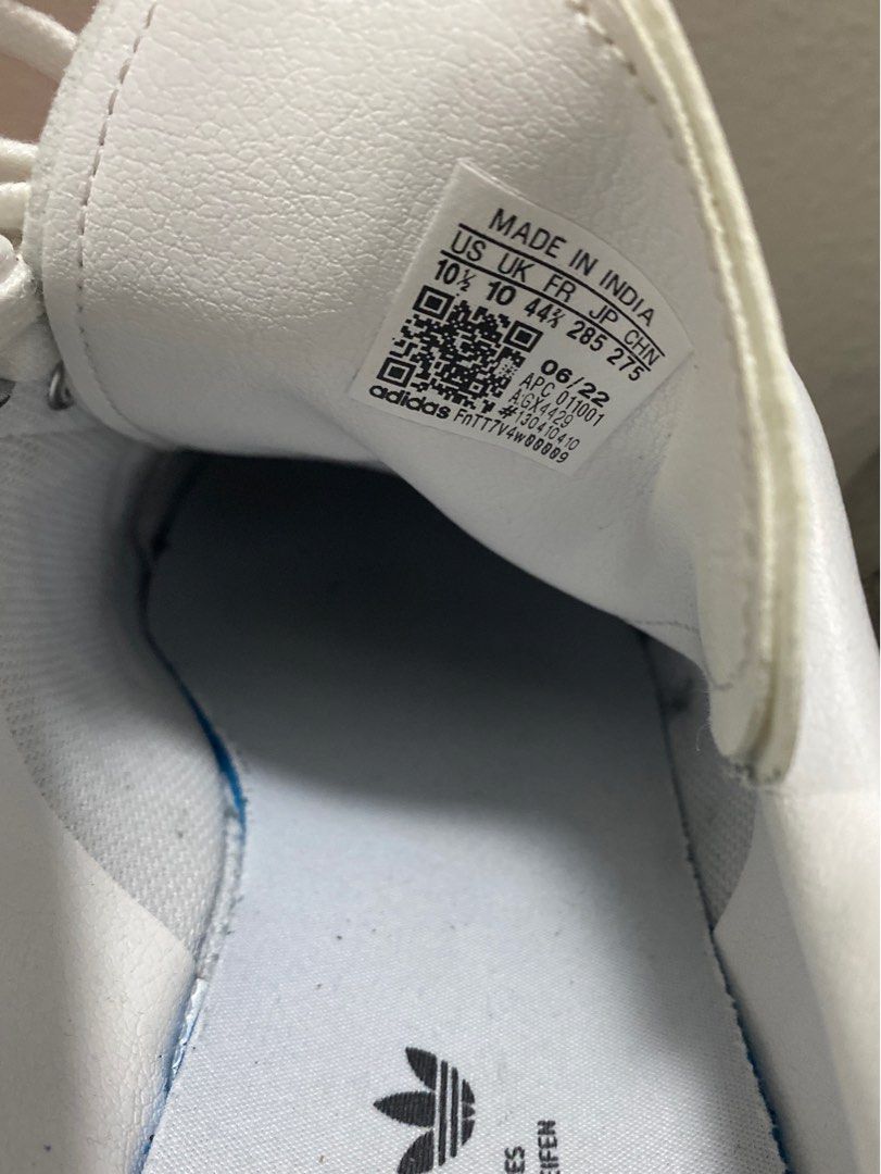 SALE AUTHENTIC ADIDAS ORIGINALS STAN SMITH US10.5 WHITE BLACK
