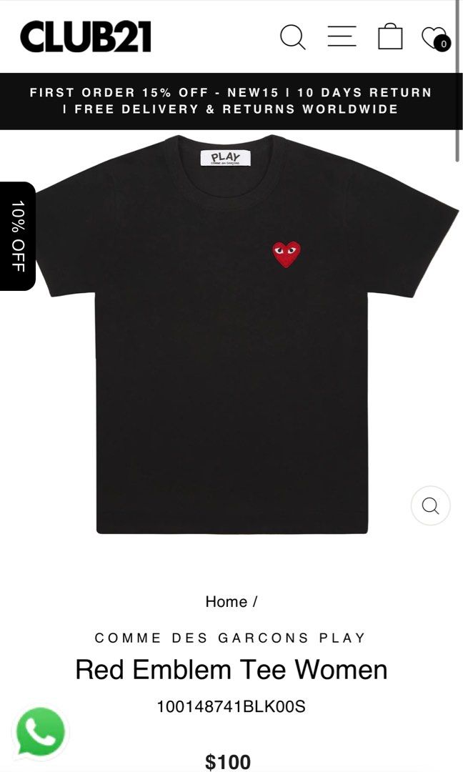 Cdg converse cheap t shirt