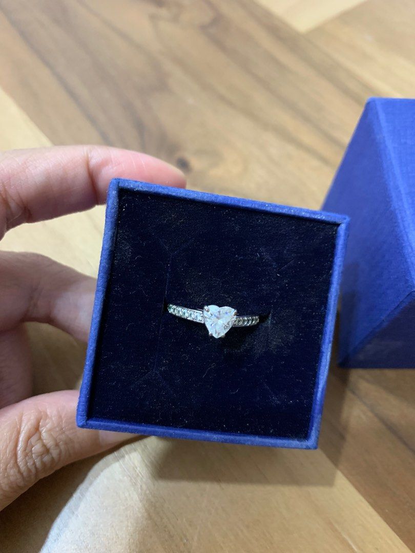 Swarovski attract hotsell heart ring