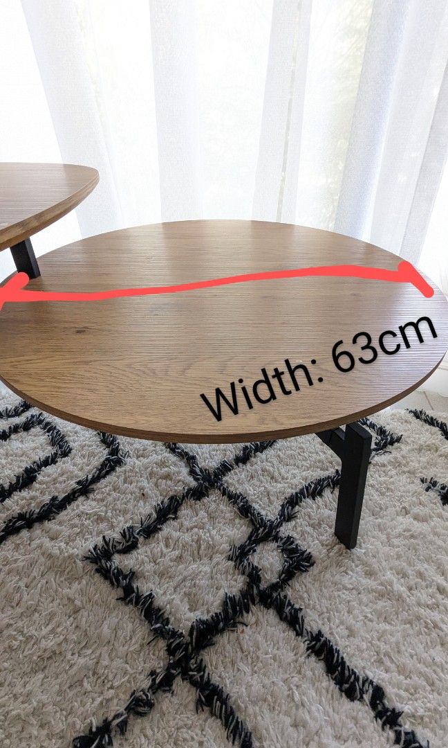 [Final Price DUE 18th AUG ]AVIS Coffee Table for 10sgd (Category: Tables & Sets) located in Singapore. Submitted by mrs_sg (Listing ID 1243378218, Image 3). Description: We are leaving Singapore next week. Must go ASAP. Negotiable Selling Coffee tables for 10sgd. original price 129sgd. some scratches on the edge which was made though moving place Payment: Paylah PayNow or cash Delivery: Meetup or Arrange delivery.