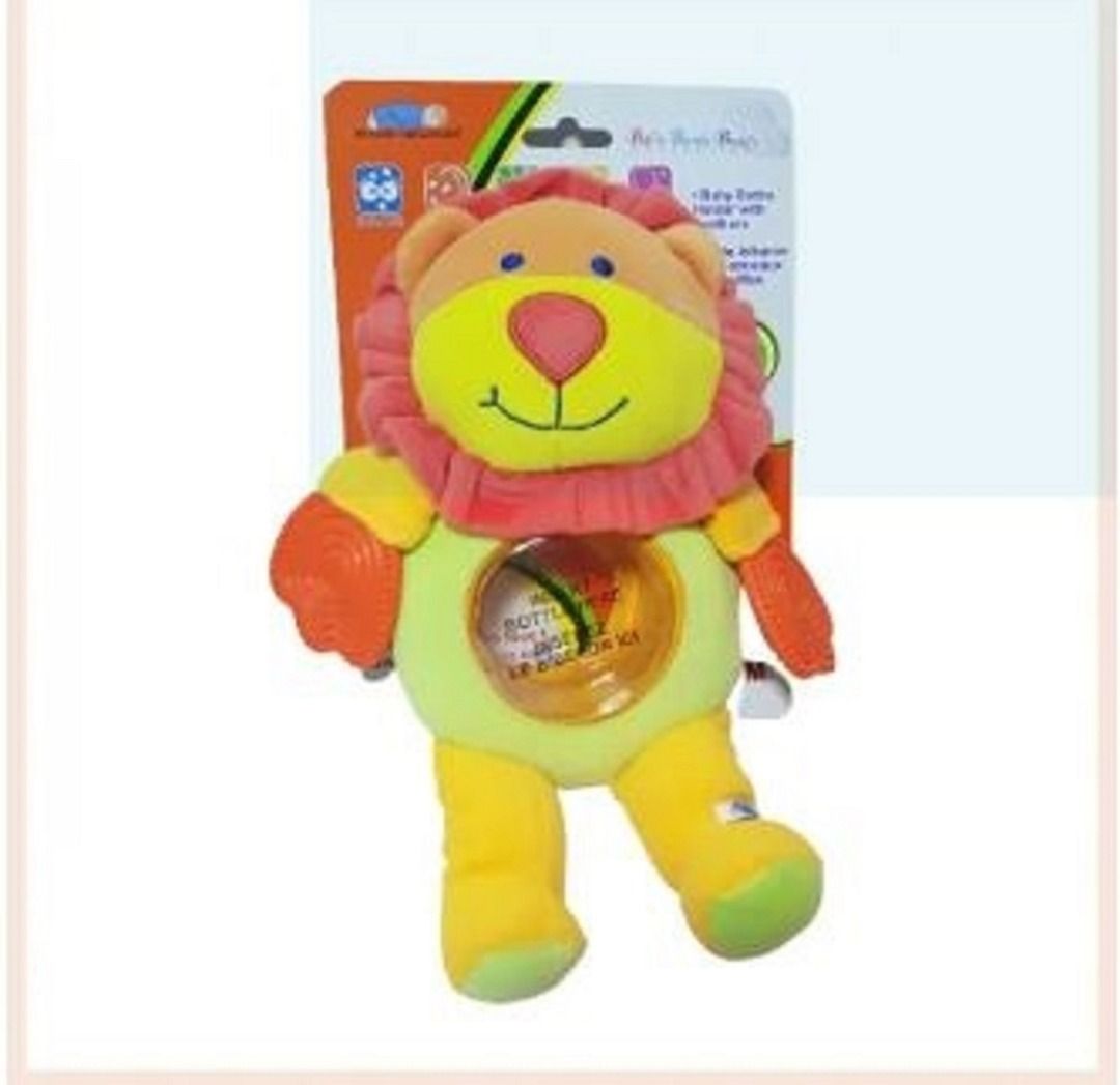 Baby Bottle Buddy Bottle Holder Teether Bottle Holder Plush Toy