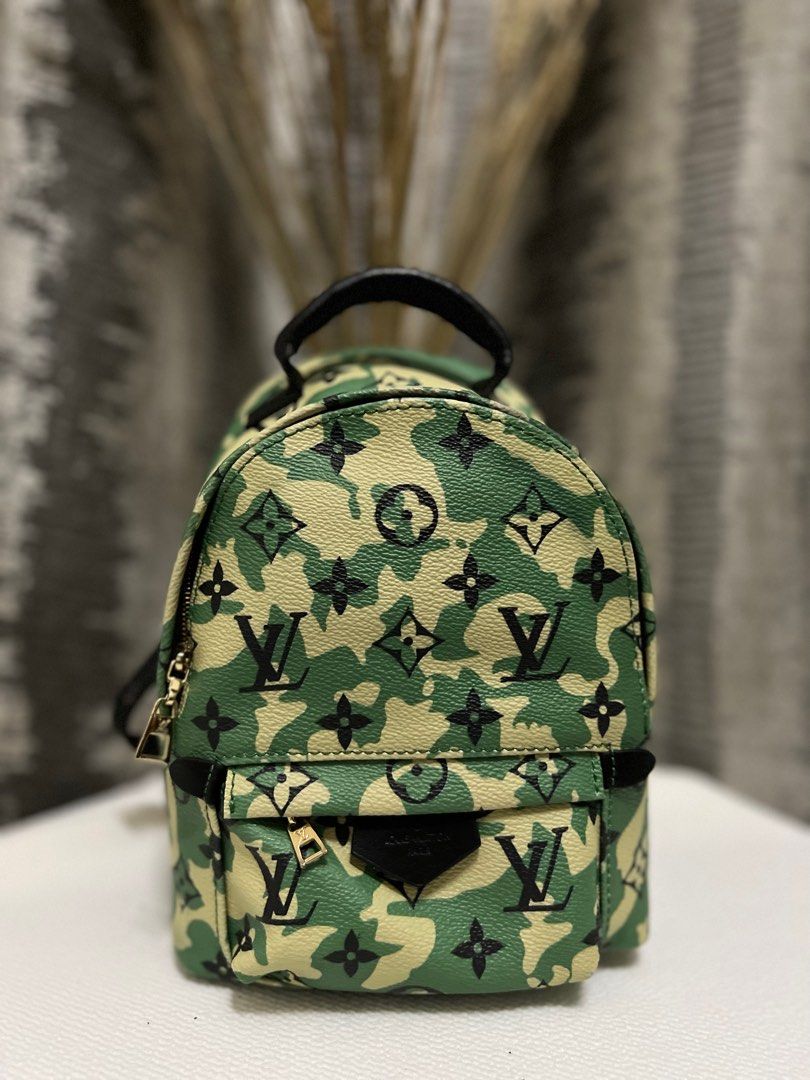 Green louis vuitton backpack 2025