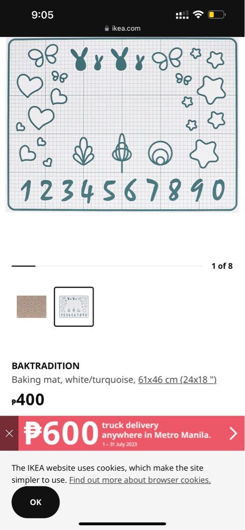 Ikea Baking mat on Carousell