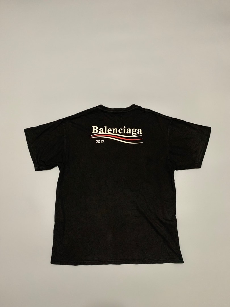 balenciaga campaign tee blue