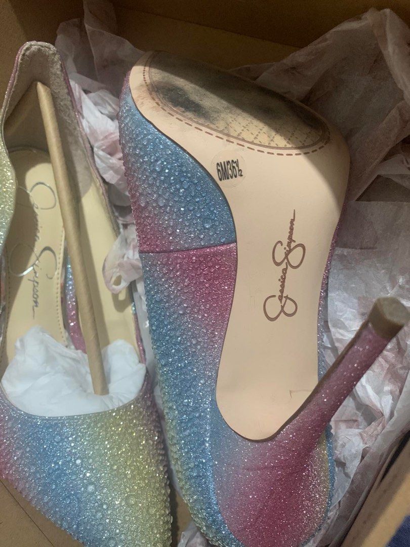 Jessica simpson deals rainbow heels