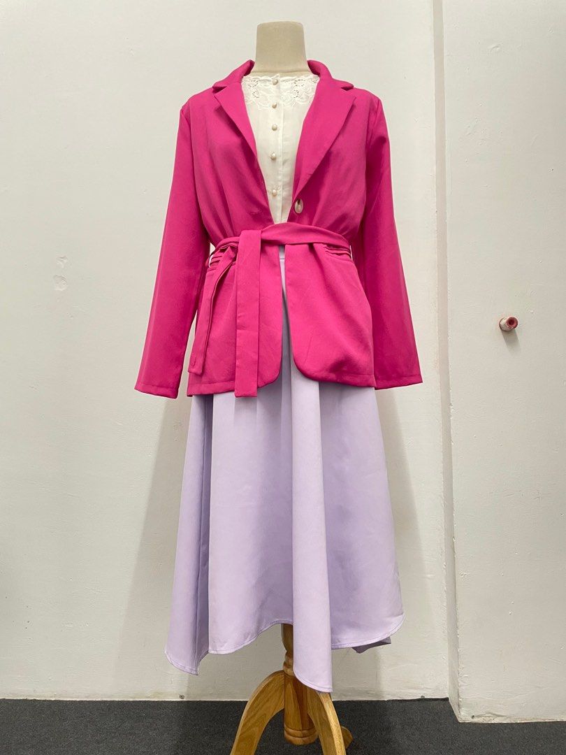 BARBIE Theme Outfit : SET, Women's Fashion, Dresses & Sets, Sets or Coordinates on Carousell