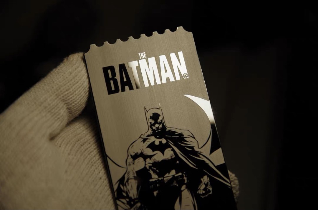 Batman movie metal ticket, Hobbies & Toys, Collectibles & Memorabilia