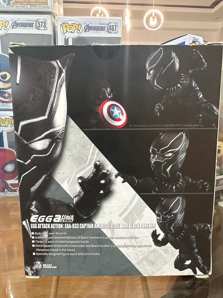 Beast Kingdom Black Panther (Category: Figurines & Statues) located in Caloocan City. Submitted by khobbiesandnovelties (Listing ID 1243339318, Image 3). Description: Black Panther from Captain America: Civil War BEAST KINGDOM EAA-033 6in ACTION FIGURE.