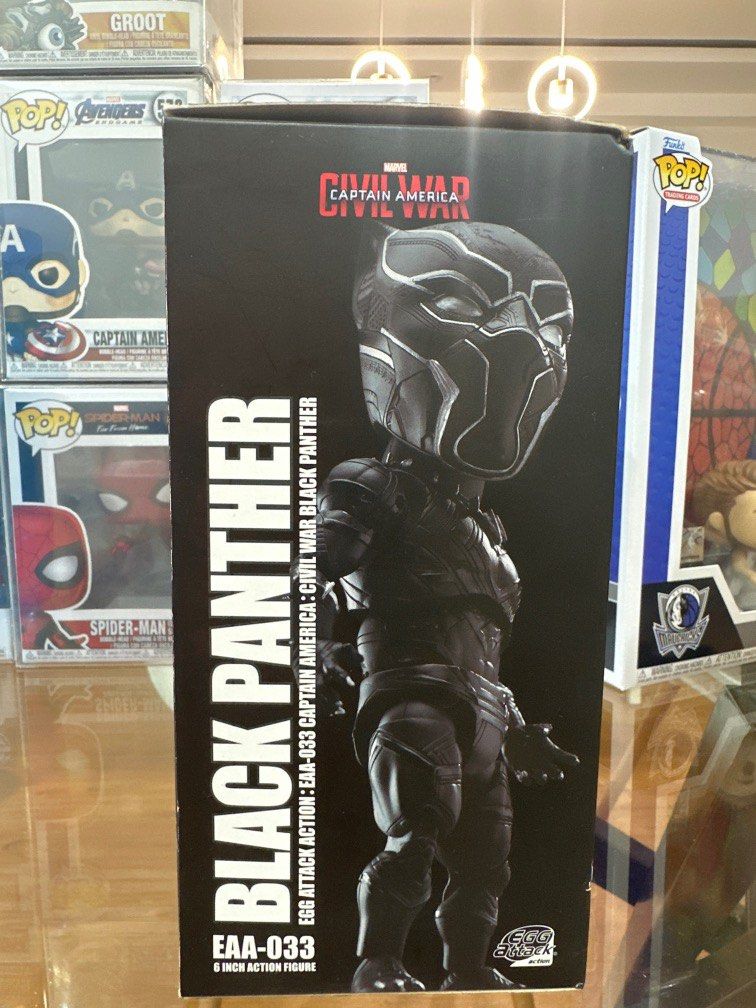 Beast Kingdom Black Panther (Category: Figurines & Statues) located in Caloocan City. Submitted by khobbiesandnovelties (Listing ID 1243339318, Image 2). Description: Black Panther from Captain America: Civil War BEAST KINGDOM EAA-033 6in ACTION FIGURE.