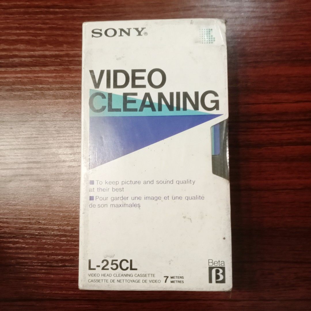 Betamax Tape Sony Video Cleaning Cassette L25CL Collectibles Vintage