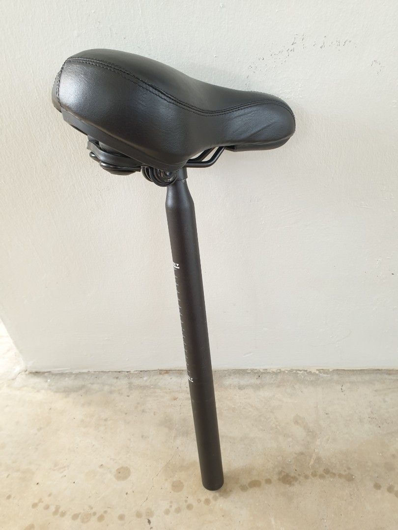 Bicycle Seat Bike Saddle with post metal rod