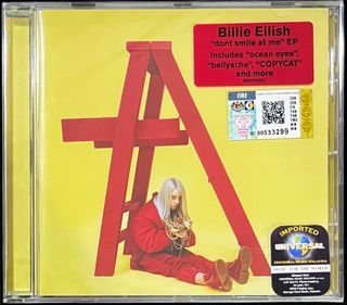 BILLIE EILISH - Dont Smile AT ME 2019 UNIVERSAL MUSIC / EU EDITION CD - POP INDIE ALTERNATIVE (IMPORTED)