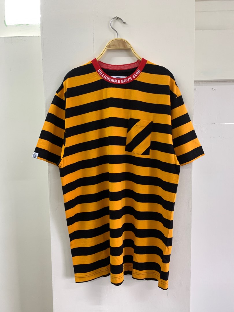 billionaire boys club striped tee