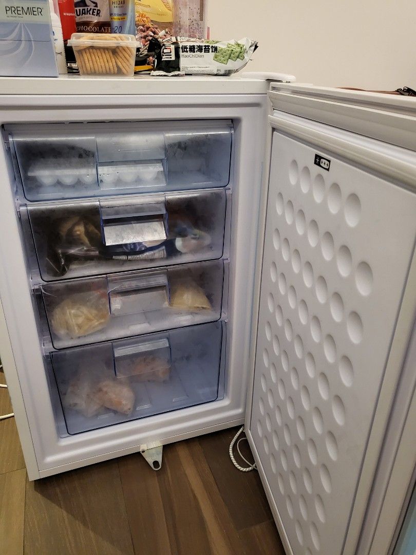 BIZZ UPRIGHT FREEZER 85L (less than 1 yr) + FREE Foot Massage OSIM, TV