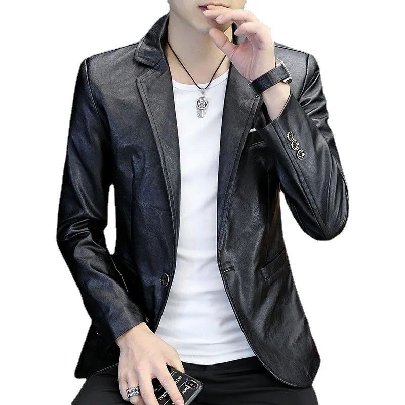 Mens black store and white jacket