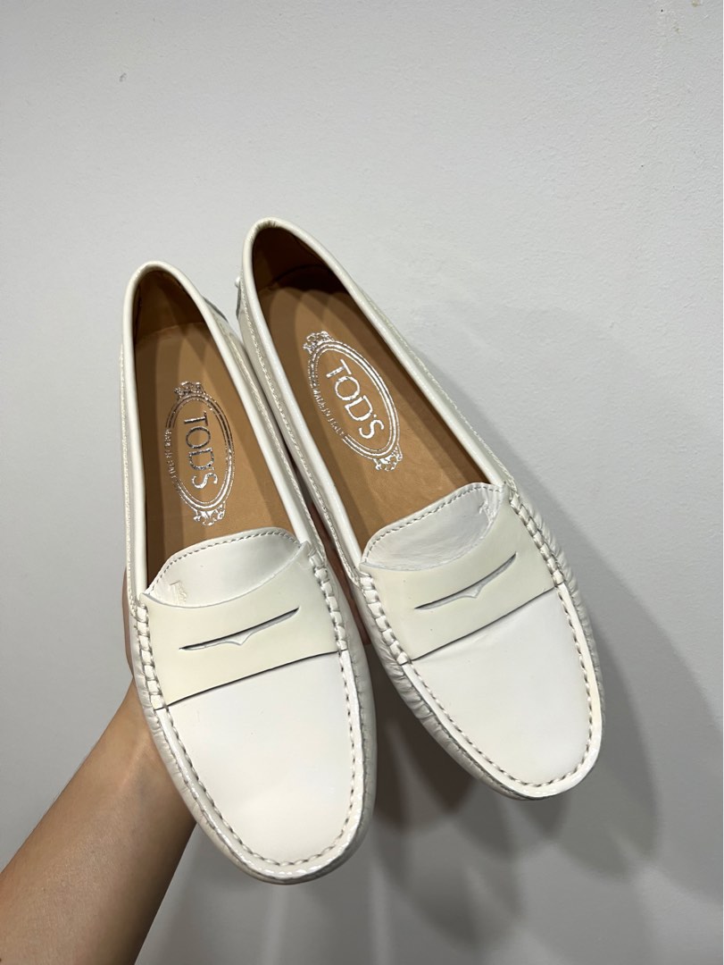 White new arrivals driving shoes
