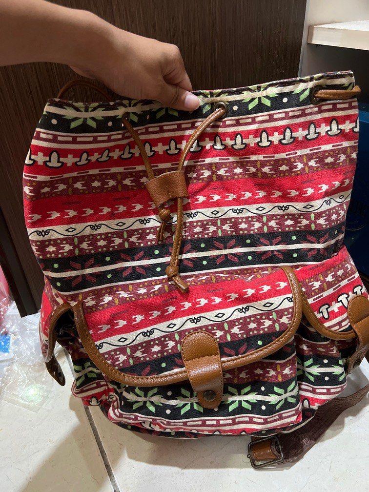 Boho online travel backpack