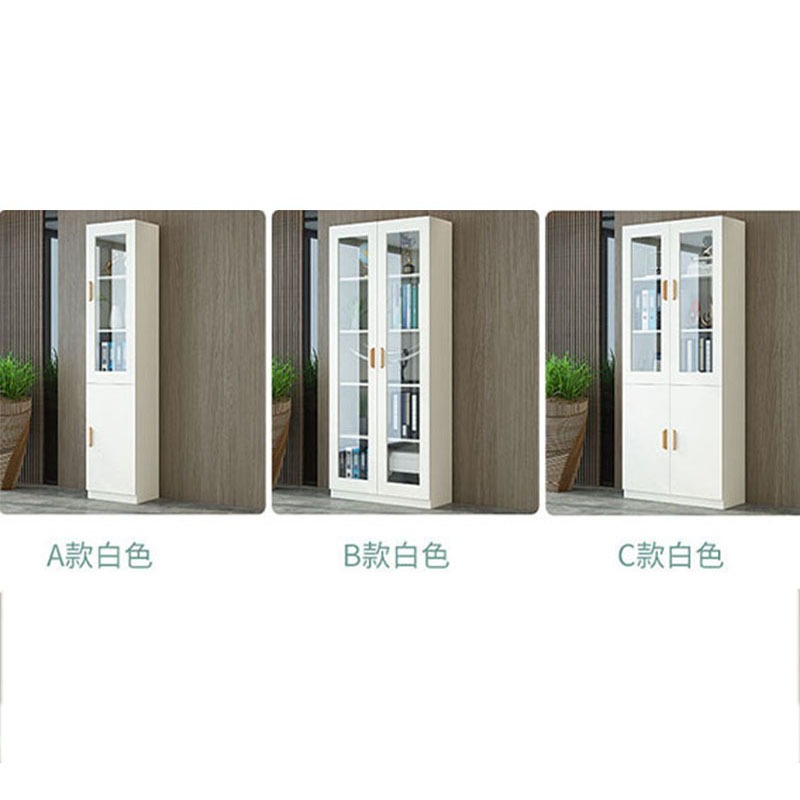 Book Bookcase Simple modern High Definition Glass Door