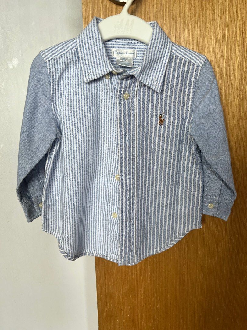 Boy Ralph Lauren One Set Shirt Pants Babies Kids Babies
