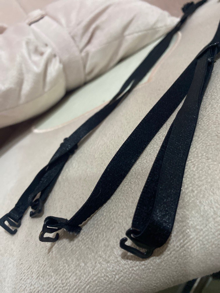Bra straps black, Women's Fashion, Watches & Accessories, Other Accessories  on Carousell